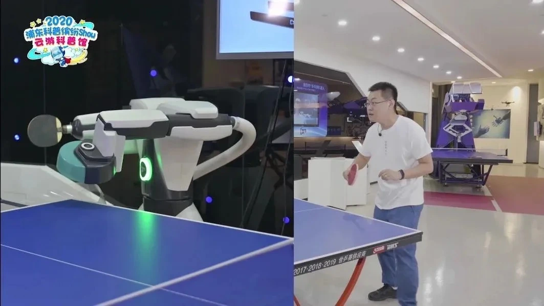 浦东科普缤纷SHOW活动回顾|庞伯特乒乓球机器人与你的约会